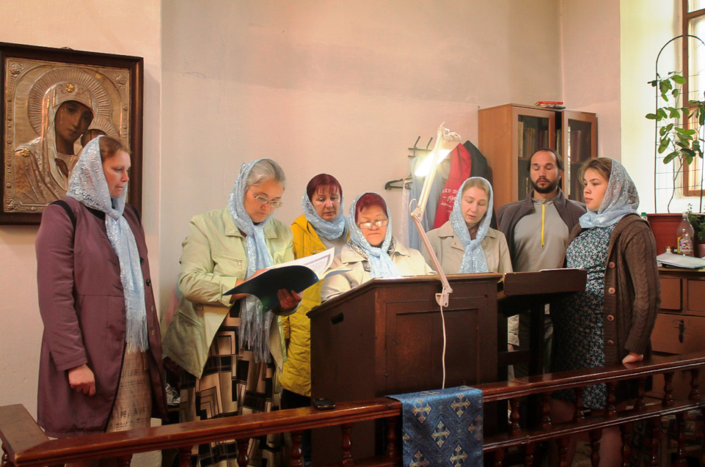 Престольный праздник Успенского храма в Монастырщине