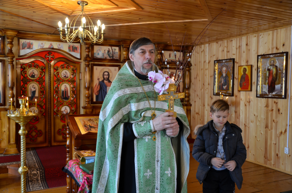 Вербное воскресенье в деревне Городище