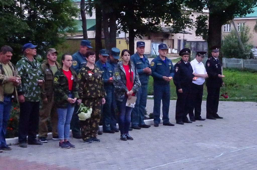 День памяти и скорби в поселке Хиславичи