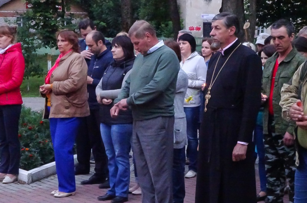 День памяти и скорби в поселке Хиславичи