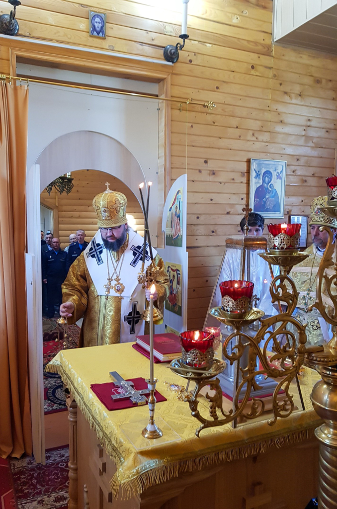 Архиерейское богослужение в храме Димитрия Донского посёлка Шаталово
