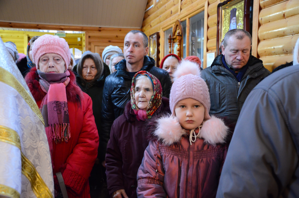 В праздник Крещения Господня в Хиславичах совершена Литургия и чин великого освящения воды