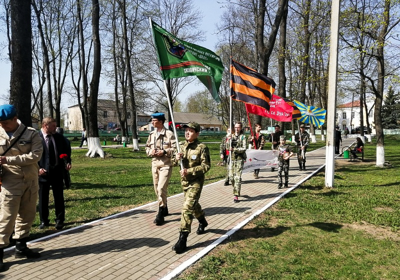 Торжественная церемония захоронения останков воинов, погибших в годы Великой Отечественной войны
