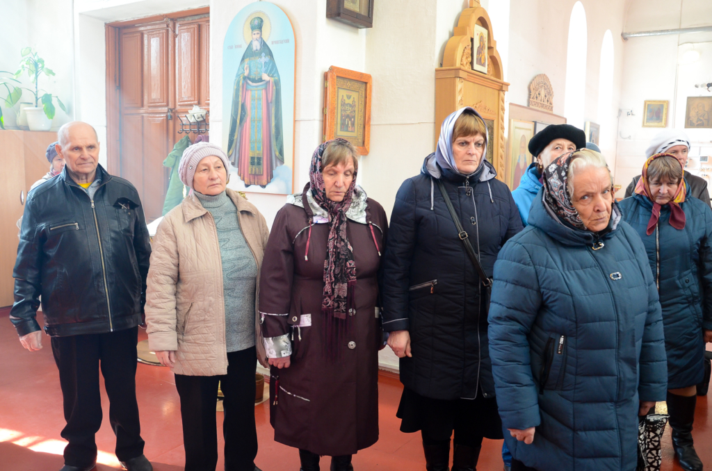Епископ Мелетий совершил Божественную литургию в Монастырщине