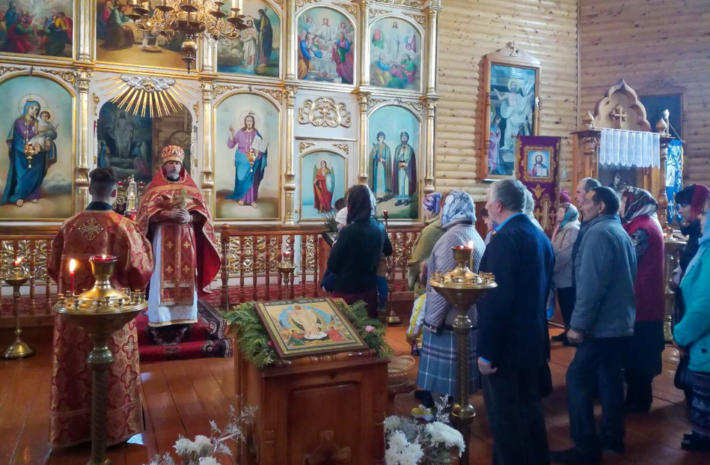 Праздник жен-мироносиц на Борисоглебском приходе поселка Хиславичи