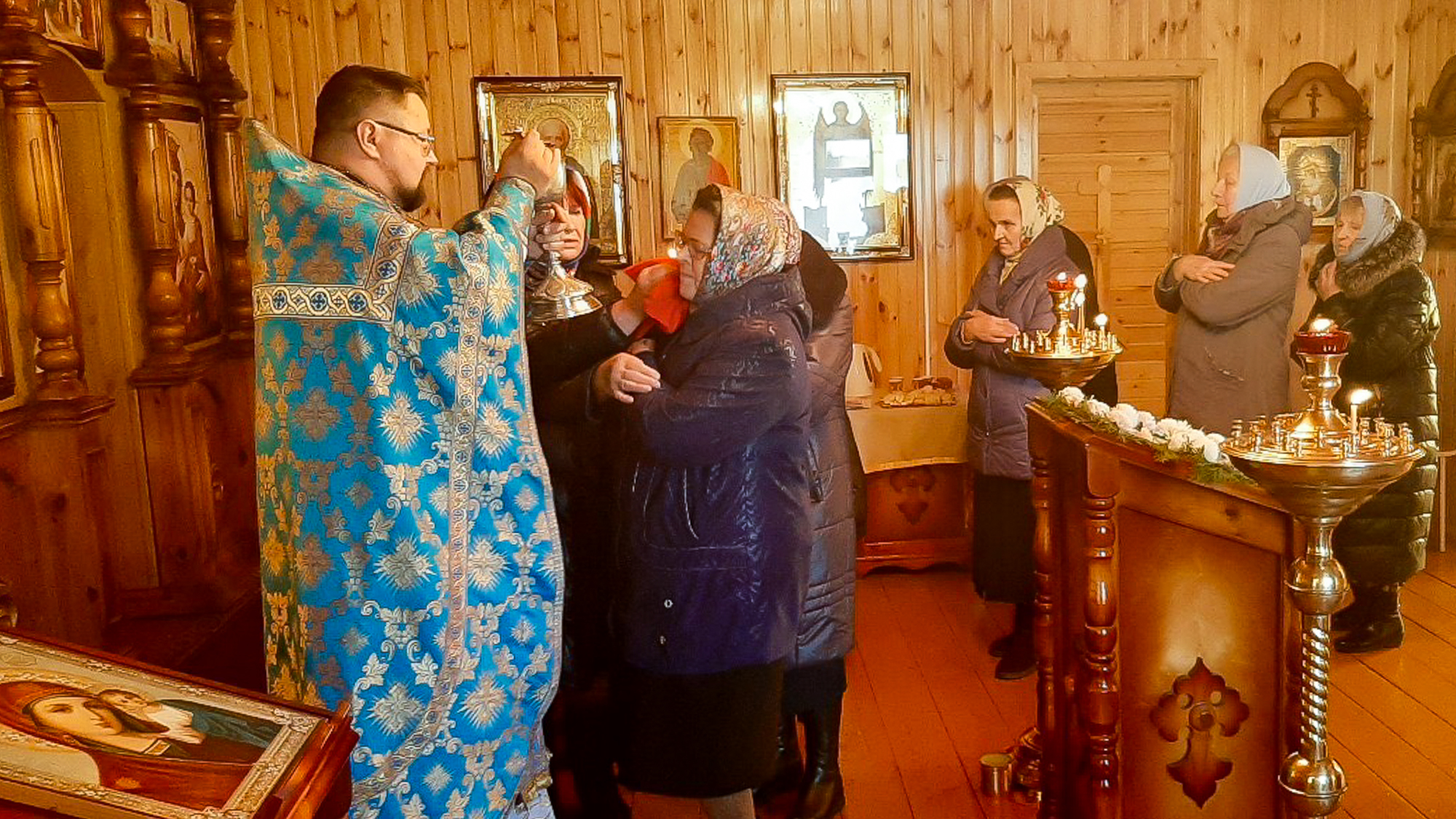 Престольный праздник отметил храм в Городище