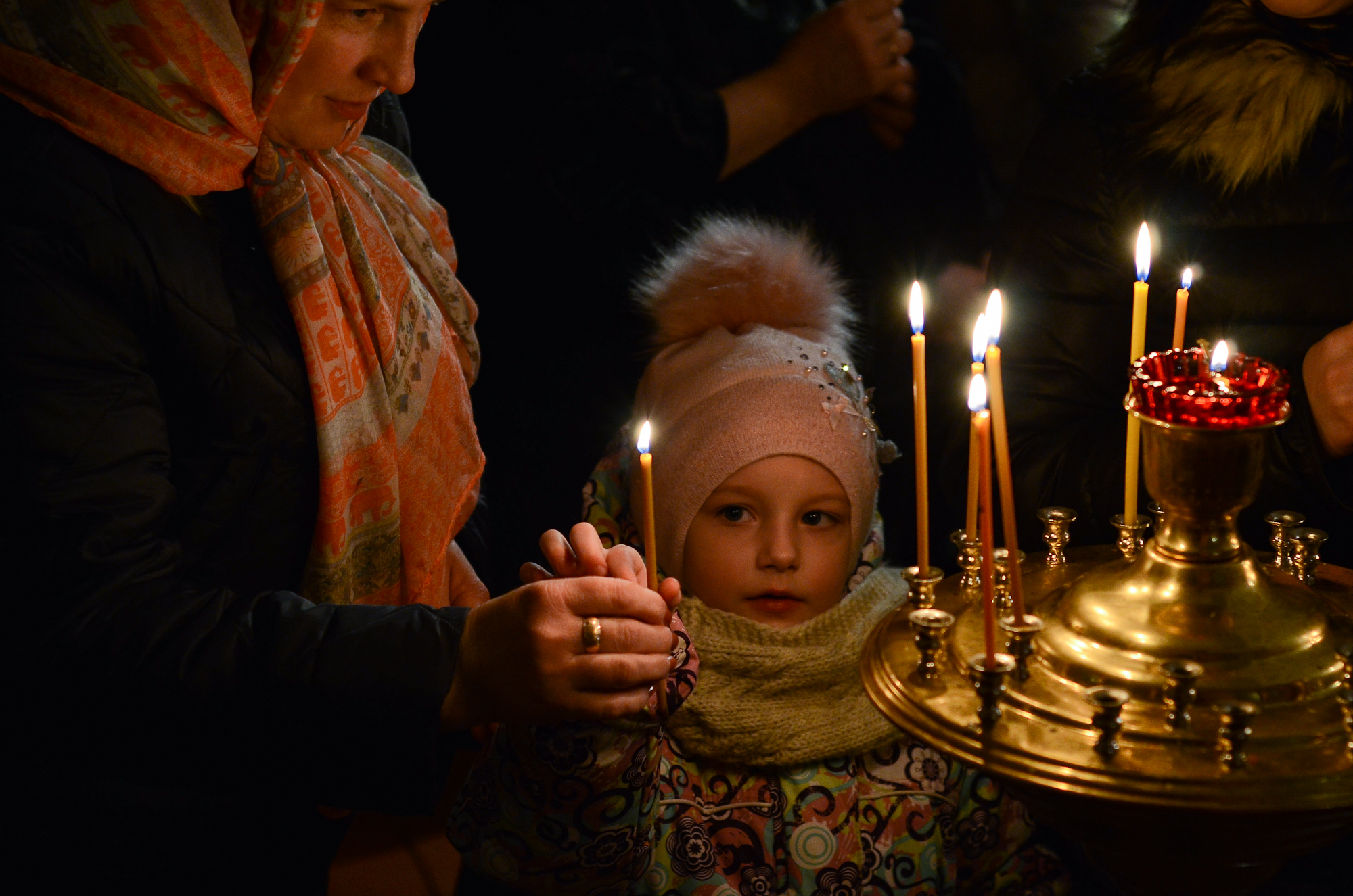 Великое повечерие и утреню Рождества Христова отслужили в Хиславичах