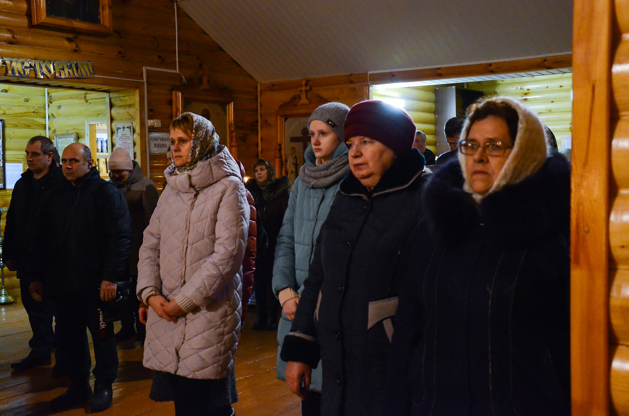 Великое повечерие и утреню Рождества Христова отслужили в Хиславичах