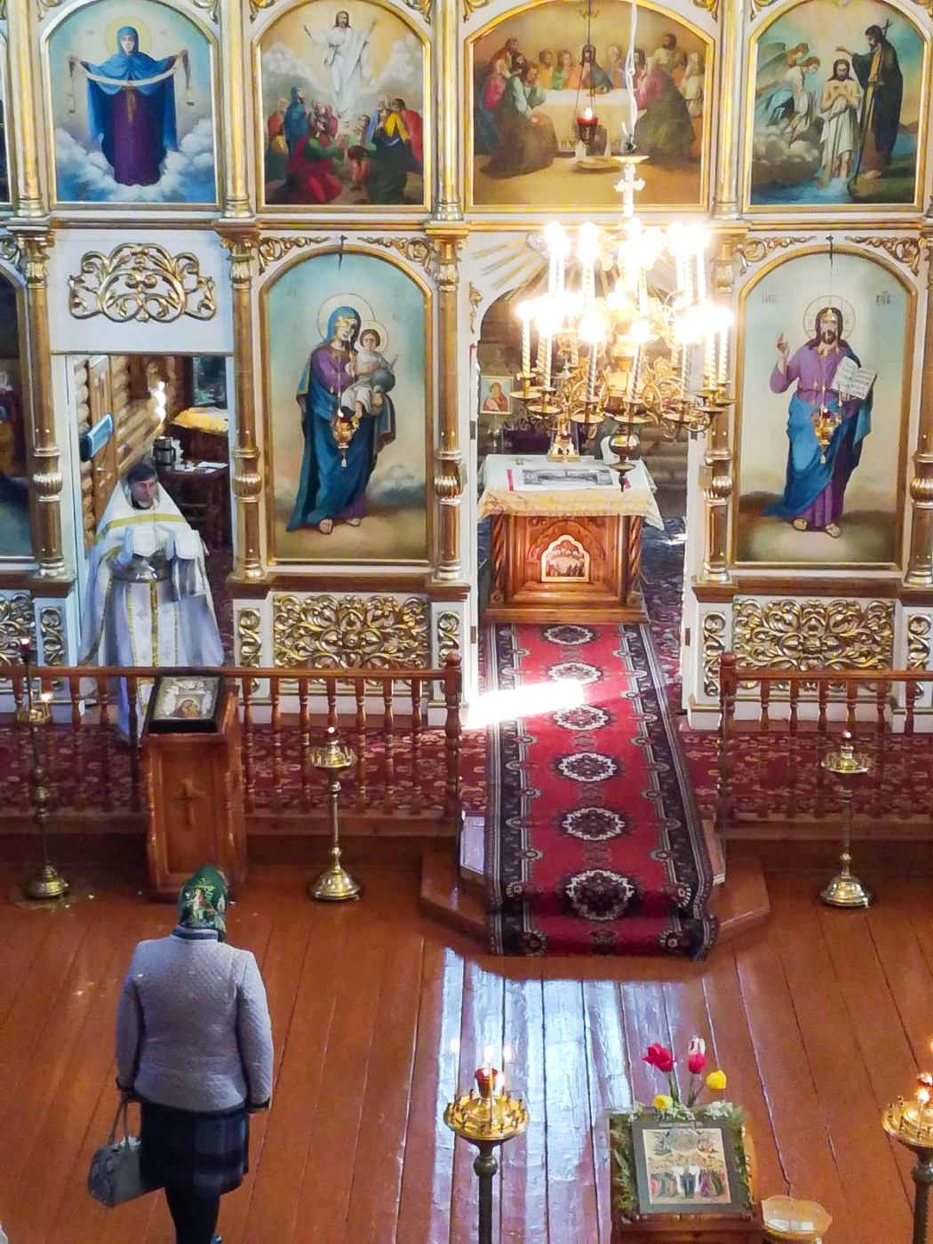 Божественная литургия в праздник Вознесения Господня в Хиславичах