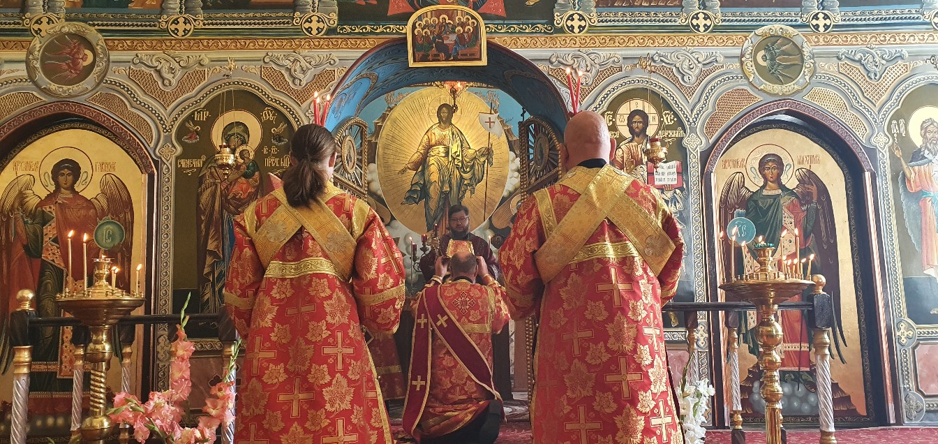 Божественная литургия в день памяти Пророка Божия Илии в поселке Шумячи