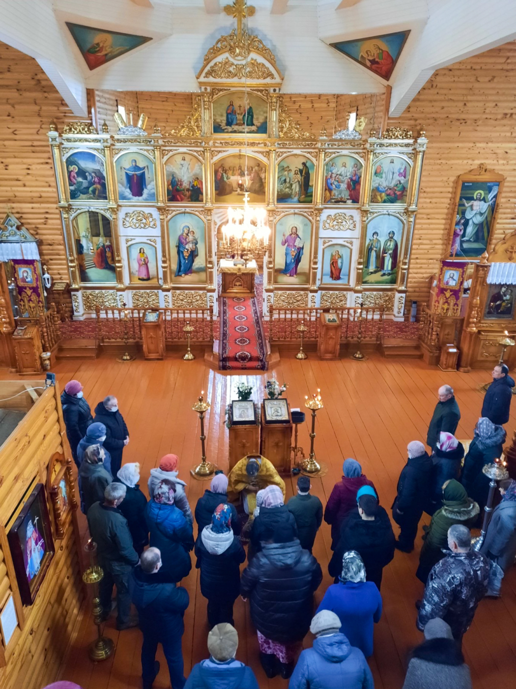 Божественная литургия в Прощеное воскресенье в Хиславичах