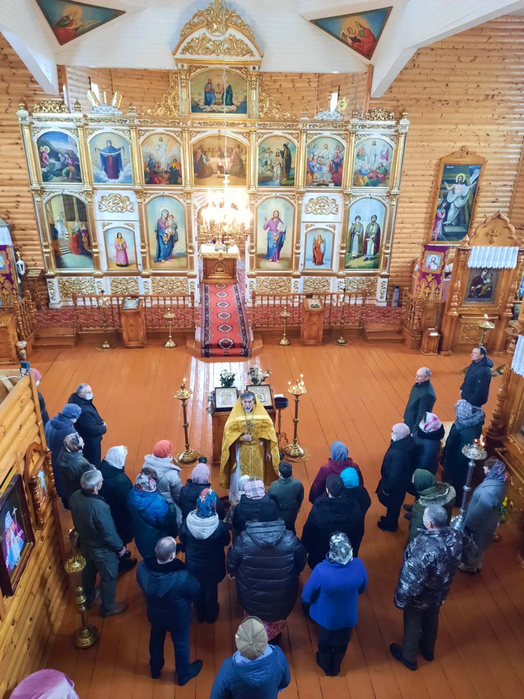 Божественная литургия в Прощеное воскресенье в Хиславичах