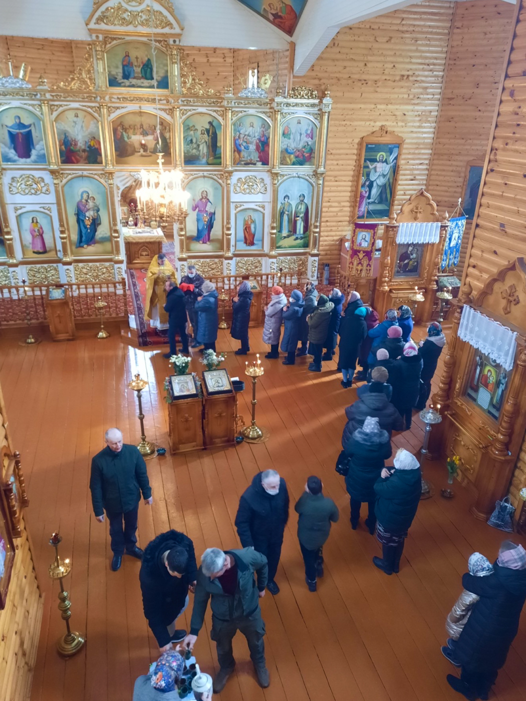 Божественная литургия в Прощеное воскресенье в Хиславичах