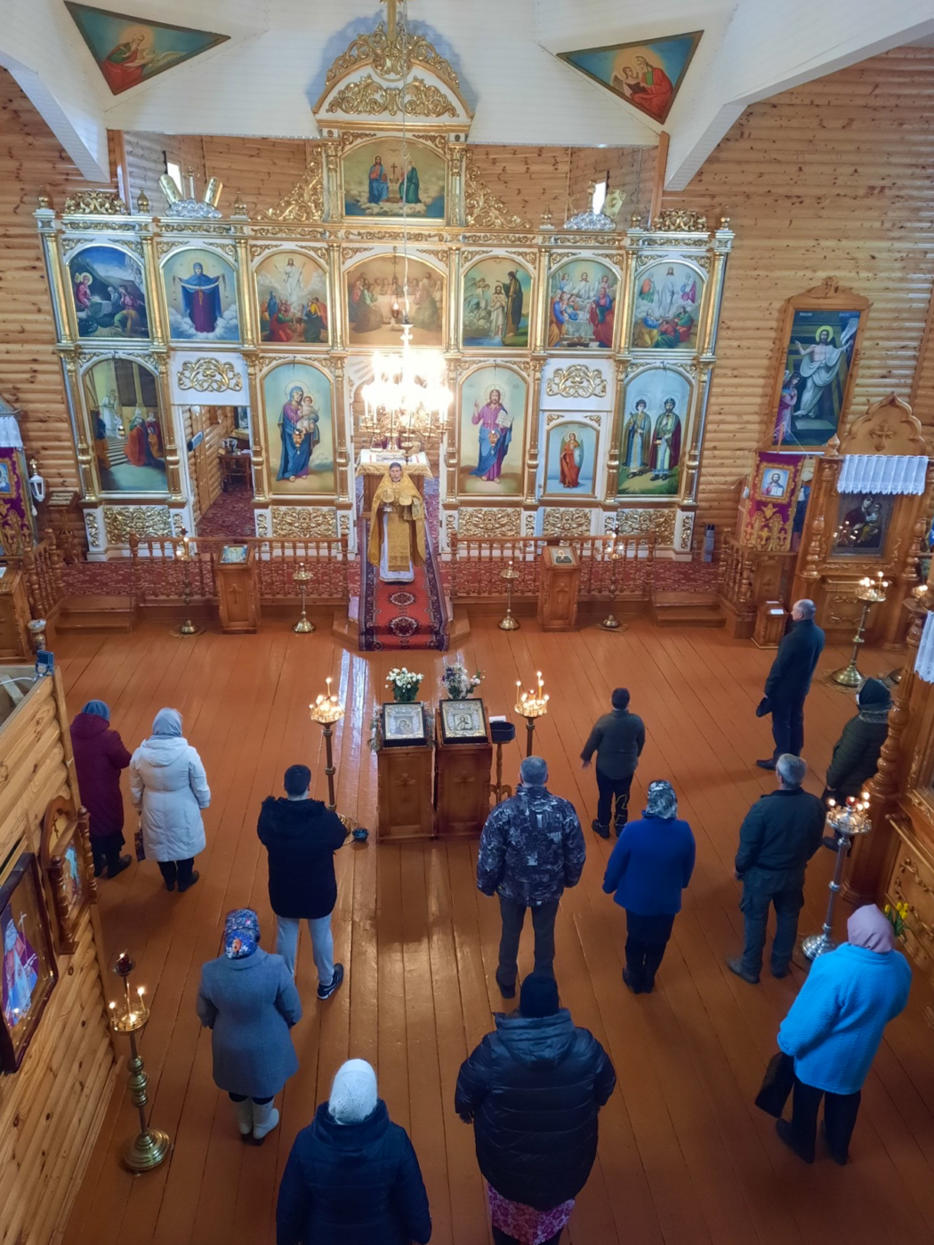 Божественная литургия в Прощеное воскресенье в Хиславичах