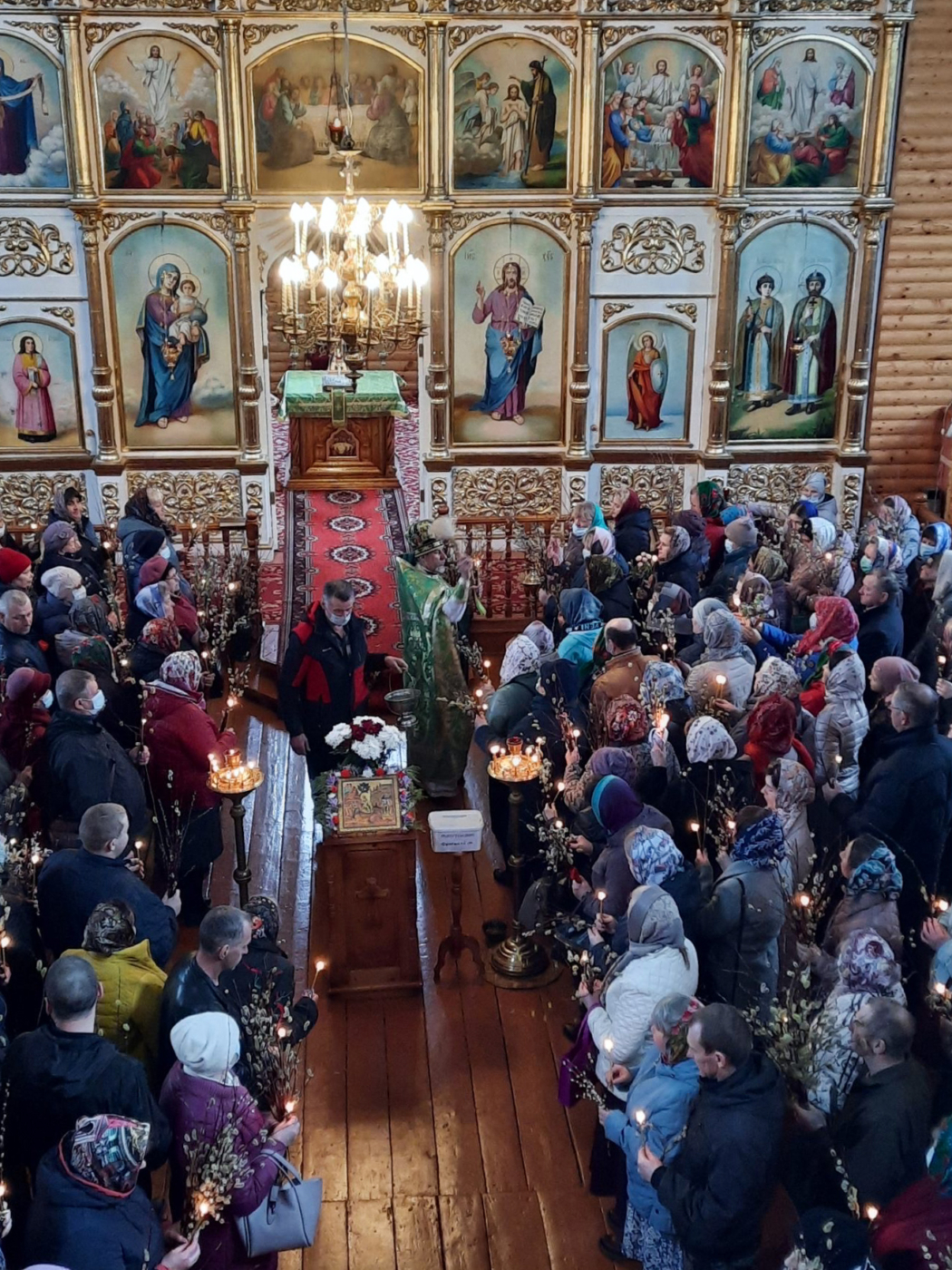Праздник Входа Господня в Иерусалим в Хиславичах