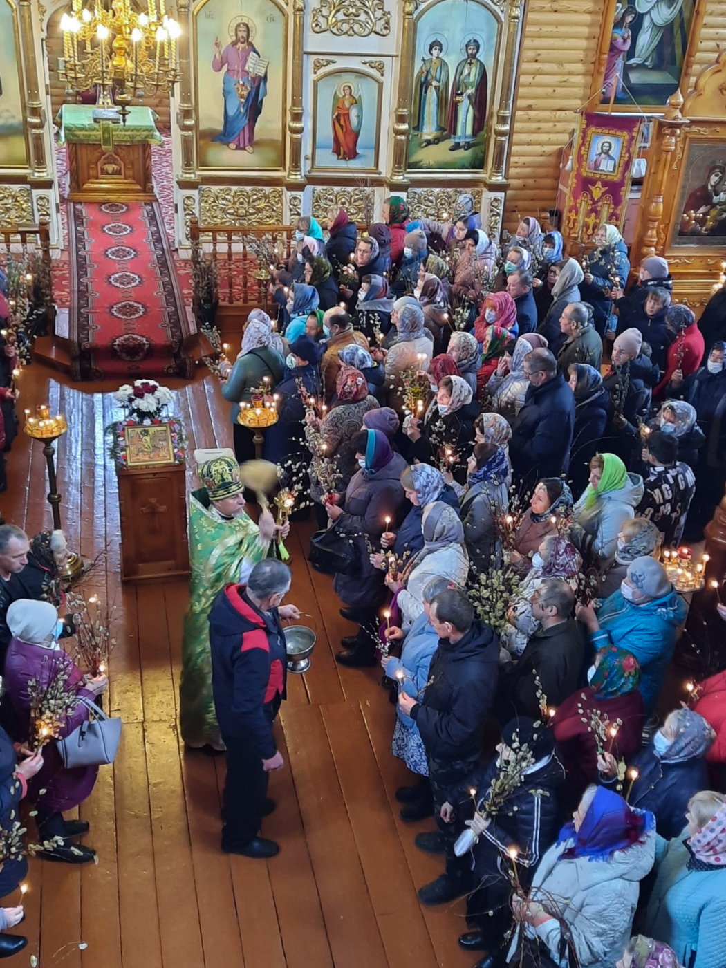 Праздник Входа Господня в Иерусалим в Хиславичах